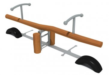  304am永利游乐木质双人儿童跷