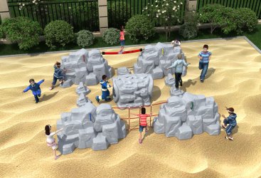 304am永利儿童攀爬墙攀岩石钻