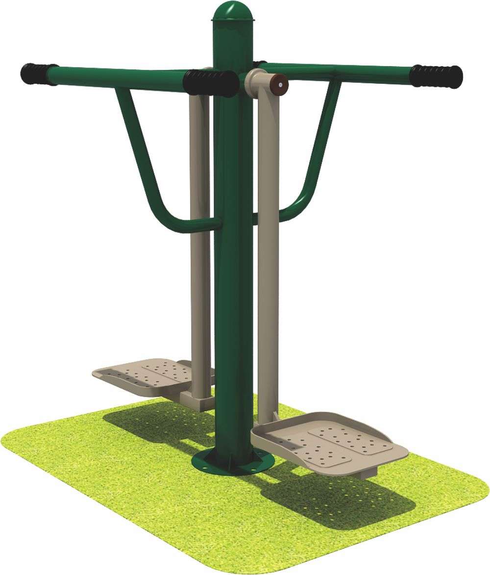 304am永利健身器材 限位双人浪