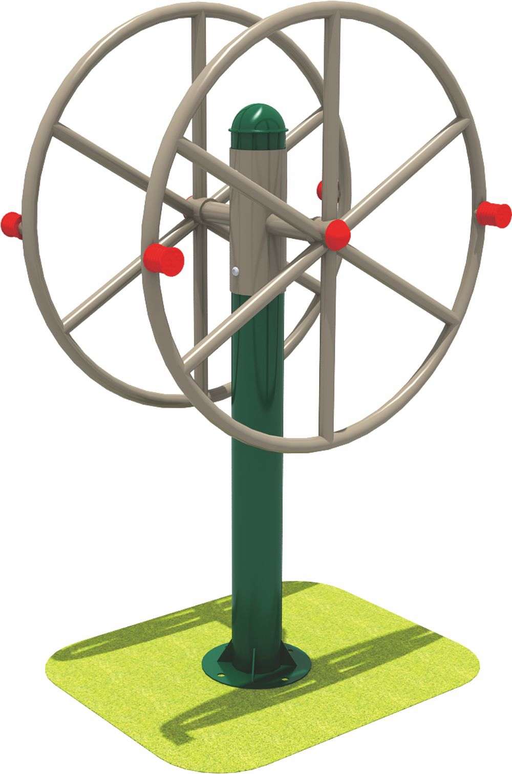 304am永利健身器材 旋转风轮