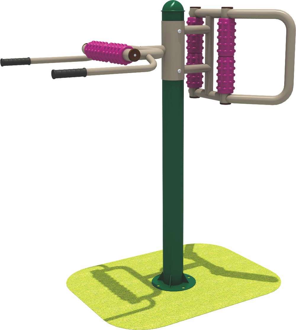 304am永利健身器材 双人腰背按